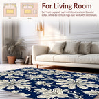 Classic Floral Damask Pattern Rug