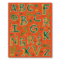 Whimsical Animal Alphabet Garden Rug