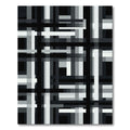 Monochromatic Intersection Grid Plaid Rug