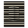 Monochromatic Op Art Stripe Illusion Rug