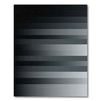 Gray Horizontal Gradient Stripe Rug