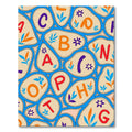 Playful Alphabet Floral Composition Rug