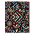 Vibrant Phoenix Paisley Geometric Rug