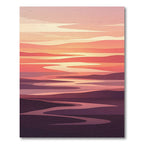 Sunset Hues Winding River Rug