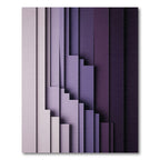 Abstract Shadow Gradient Stairs Rug
