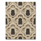 Ornate Archway Lattice Geometric Rug
