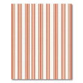 Terracotta Wide Vertical Stripe Rug