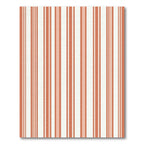 Terracotta Wide Vertical Stripe Rug