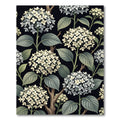 Vintage Hydrangea Bloom Botanical Floral Rug