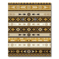 Golden Brown Earthy Aztec ArrowsRug Rug