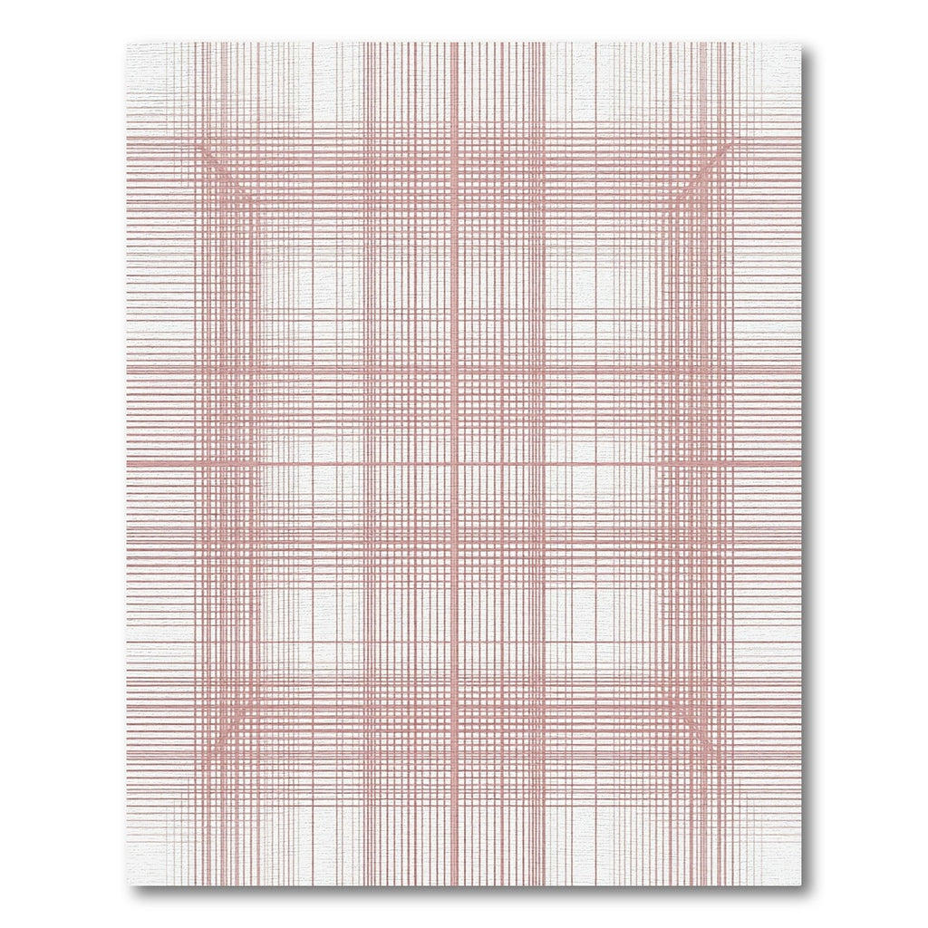 Subtle Rose Grid Formation Rug