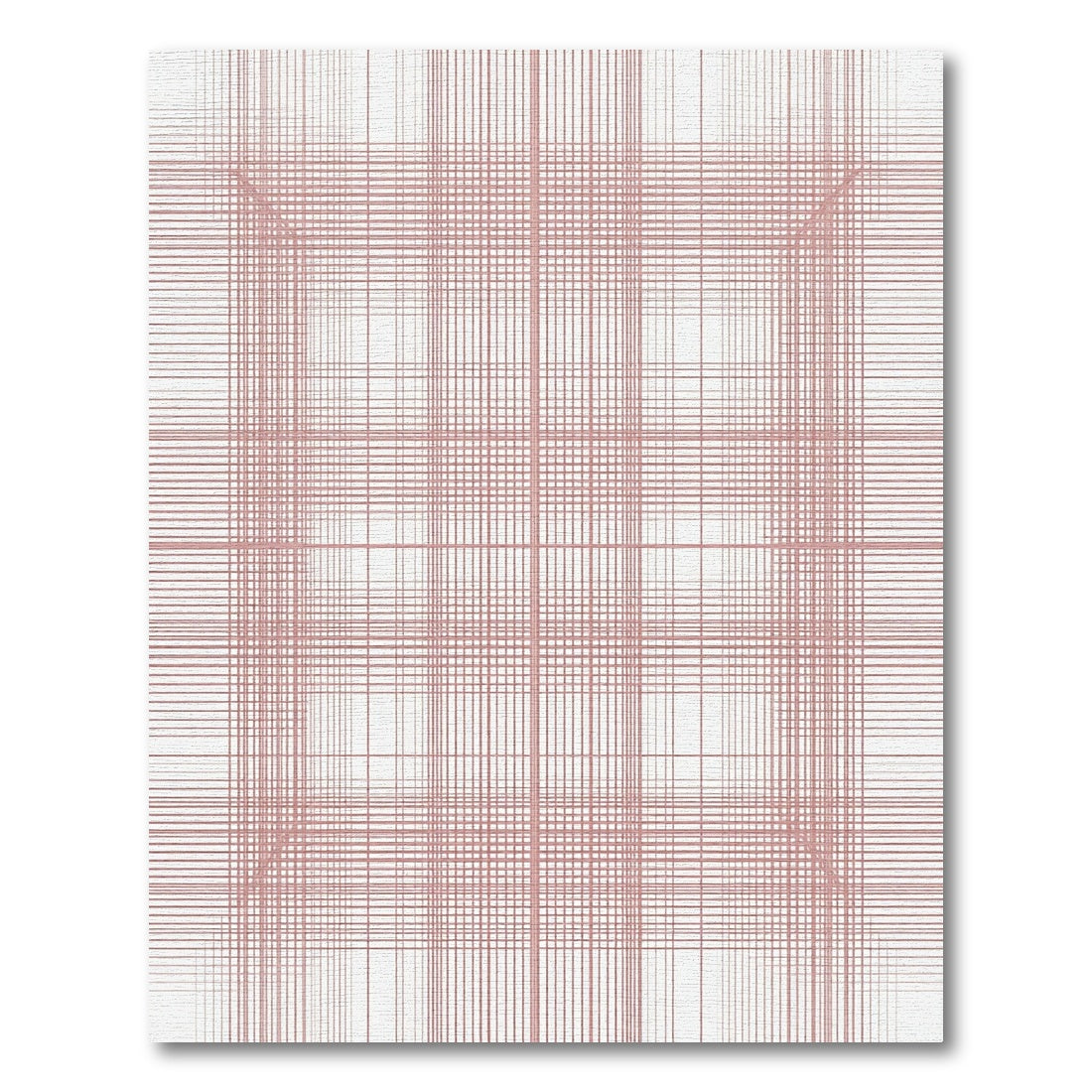 Subtle Rose Grid Formation Rug
