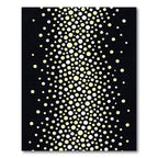 Cream White Gradated Circles Rug