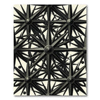 Monochrome Starburst Compass Arrangement Rug