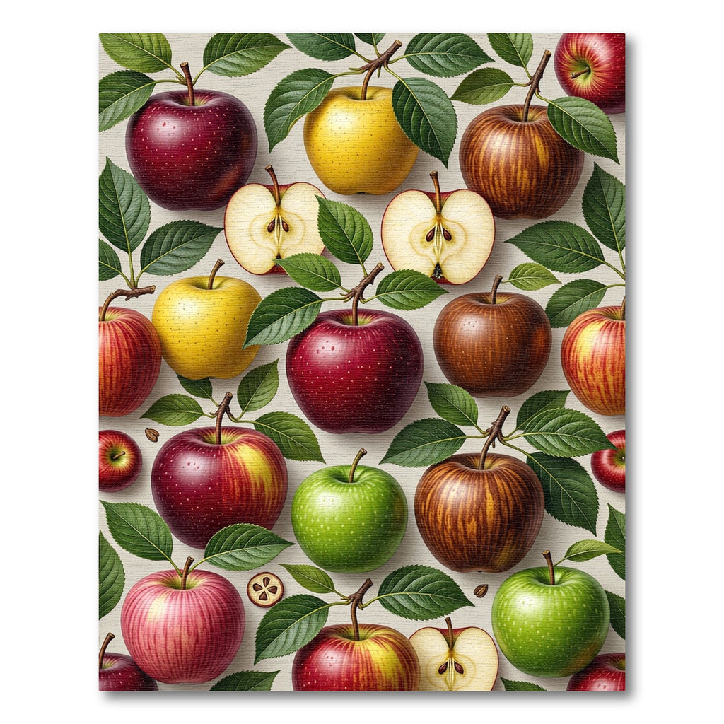 Fresh Orchard Apple Fruit Harvest Rug