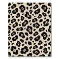 Black Tan Leopard Spot Rug