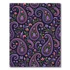 Vibrant Paisley Floral Garden Rug