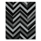 Monochromatic Gradient Chevron Stripes Rug