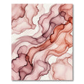 Terracotta Swirl Fluid Abstract Rug