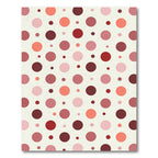 Crimson Pink Dot Collection Rug