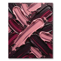 Berry Pink Swirl Strokes Rug