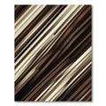Earthy Diagonal Stripe Texture Rug