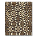 Earth Tones Diamond Medallion Rug