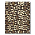 Earth Tones Diamond Medallion Rug