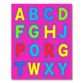 Bright Alphabet Letters Rug