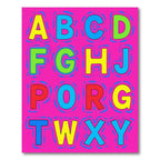 Bright Alphabet Letters Rug