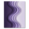 Amethyst Wavy Layers Abstract Rug