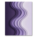 Amethyst Wavy Layers Abstract Rug