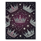 Stellar Royal Crown Constellation Night Rug