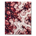 Red Raspberry Swirl Flow Rug
