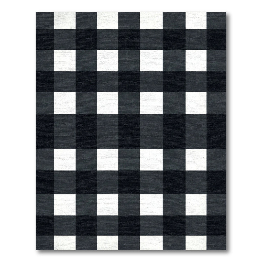 Monochromatic Buffalo Check Squares Rug
