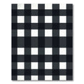 Monochromatic Buffalo Check Squares Rug