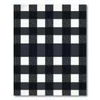 Monochromatic Buffalo Check Squares Rug