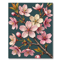 Pink Cherry Blossom Branch Bloom Rug