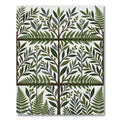 Lush Green Olive Fern Garden Rug
