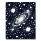 Cosmic Interstellar Galaxy Starry Night Rug