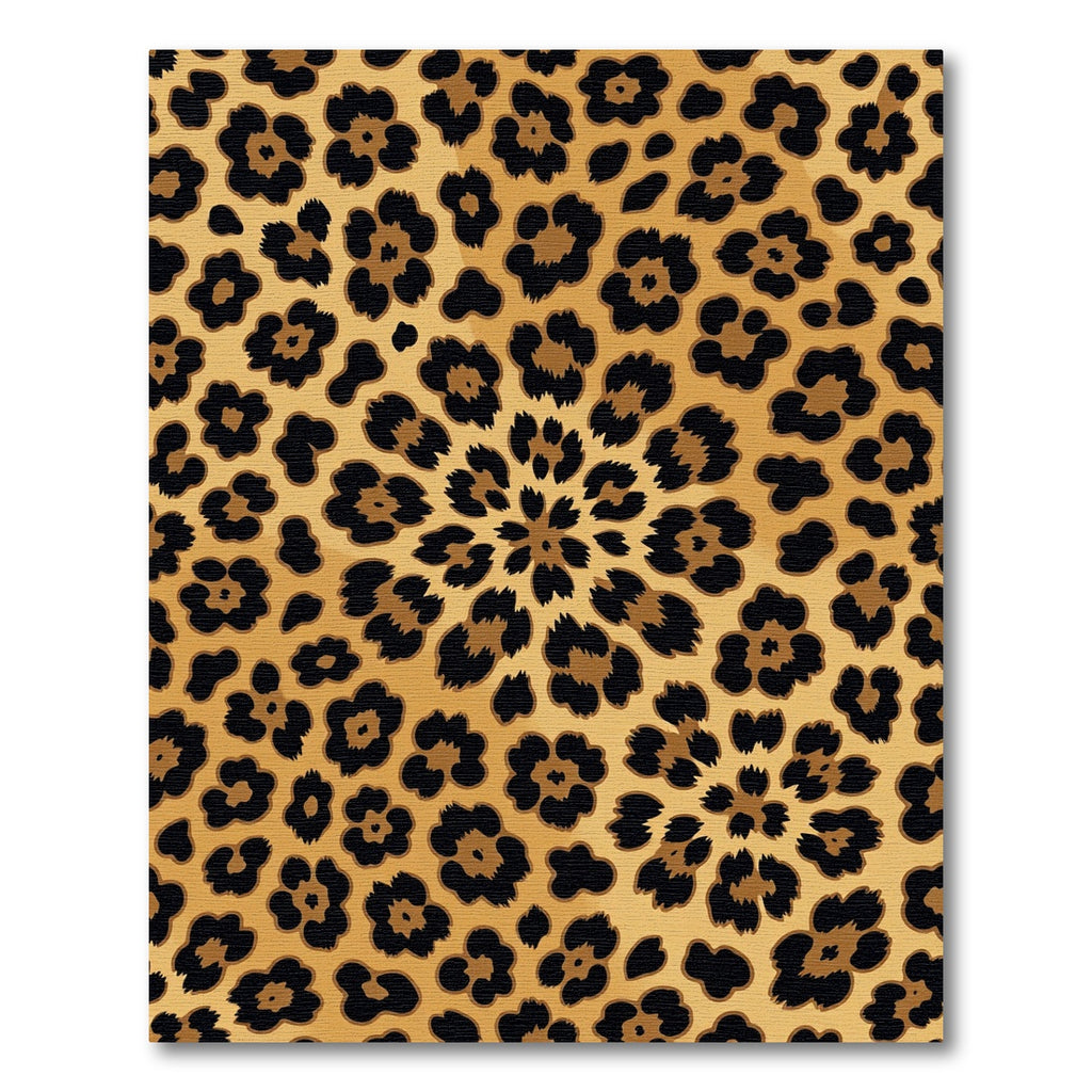Golden Black Spotted Sunburst Rug