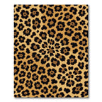 Golden Black Spotted Sunburst Rug