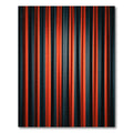 Crimson Teal Ombre Stripe Rug