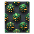 Luminous Forest Glow Cubic Dice Rug