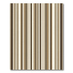 Earthy Brown Neutral Stripe Rug