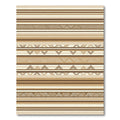 Earthy Horizontal Zigzag Stripes Rug
