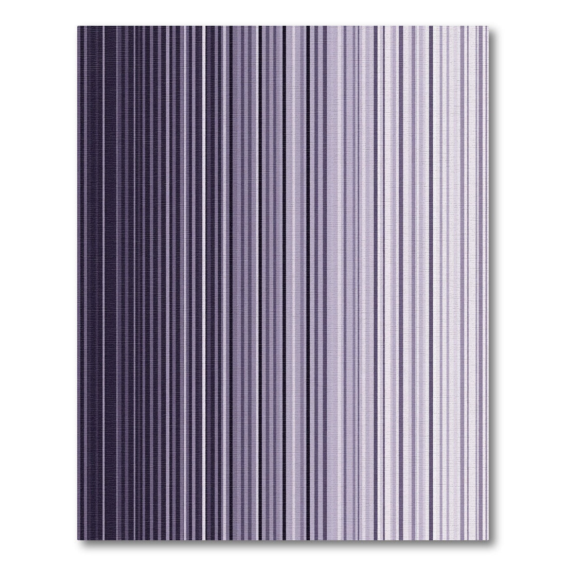 Ombre Purple Vertical Stripe Rug