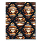 Geometric Copper Canyon Landscape Rug