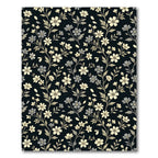 Cream and Grey Floral Vine Rug