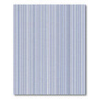 Classic Blue and White Vertical Stripes Rug